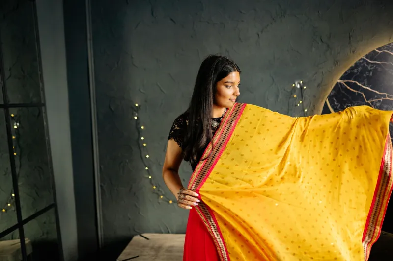 Draped, Dangerous, and Completely Everywhere: How the Saree Quietly Took Over American Fashion